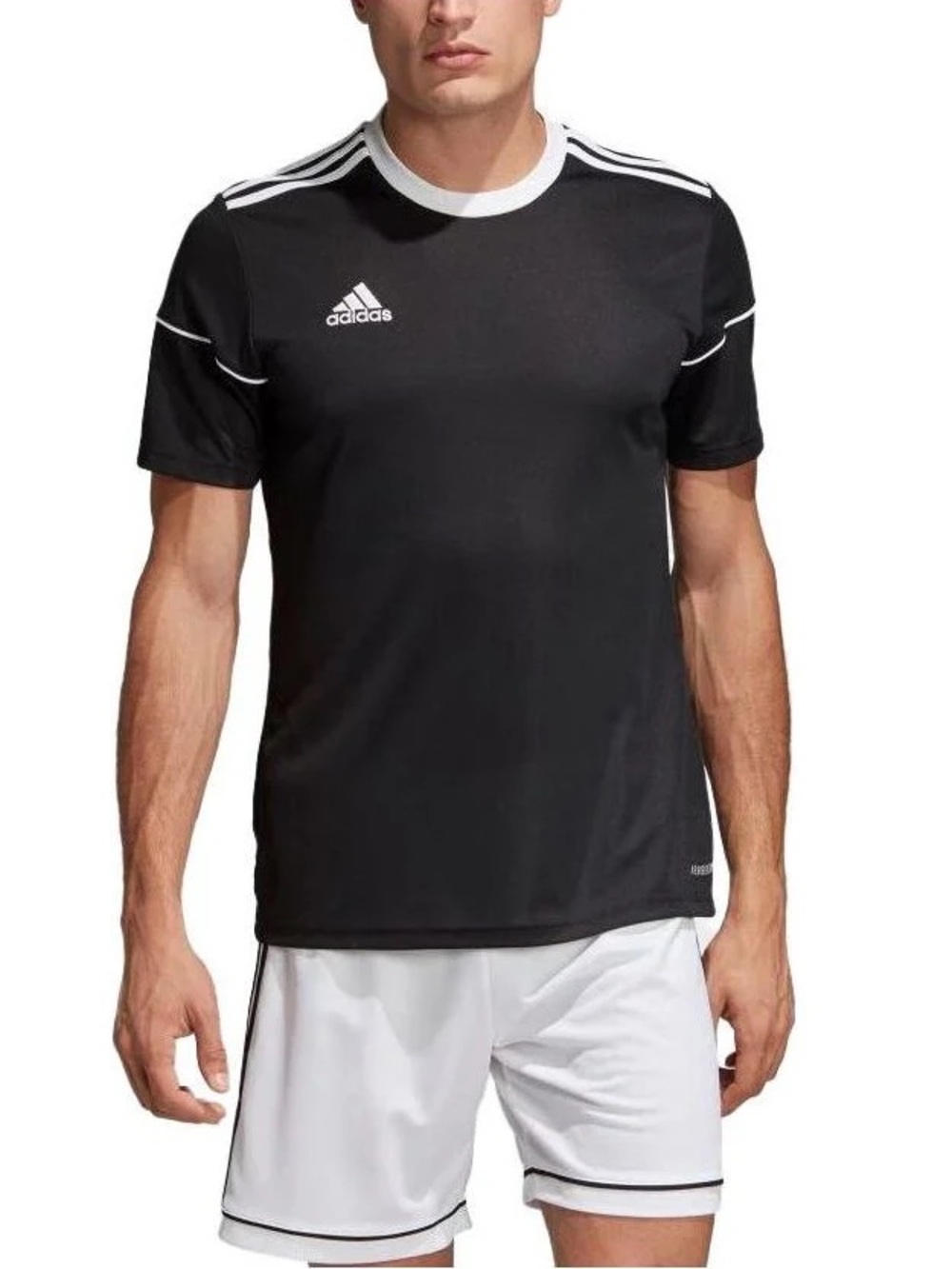 Adidas Aeroready Squadra 17 Unisex Adult Soccer Jersey Black White Size S